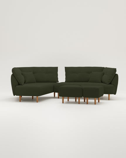 Outlet- Modulares Sofa Mike mit Schlaffunktion - Showroom München
