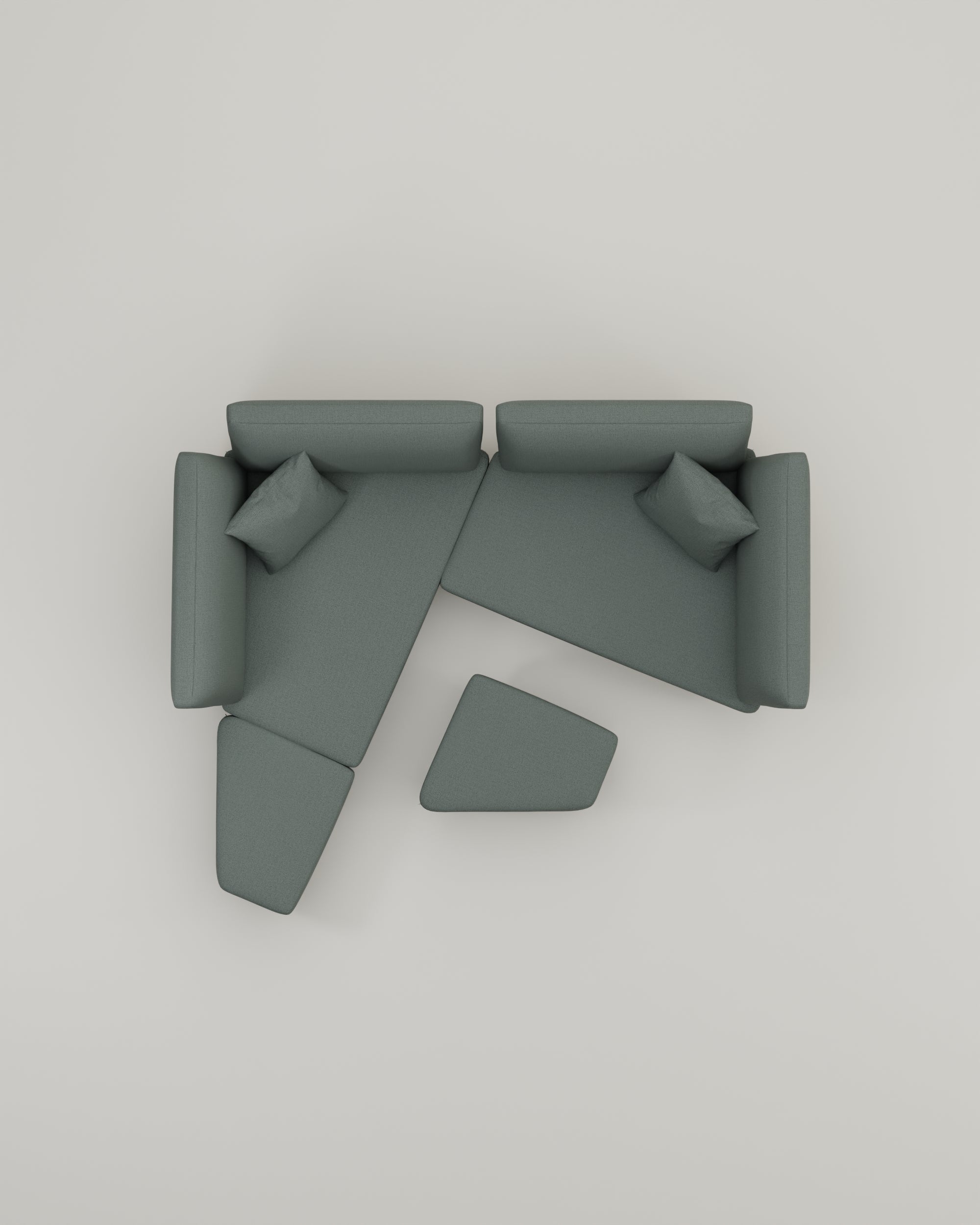 Outlet - Modulares Sofa Mike mit Schlaffunktion