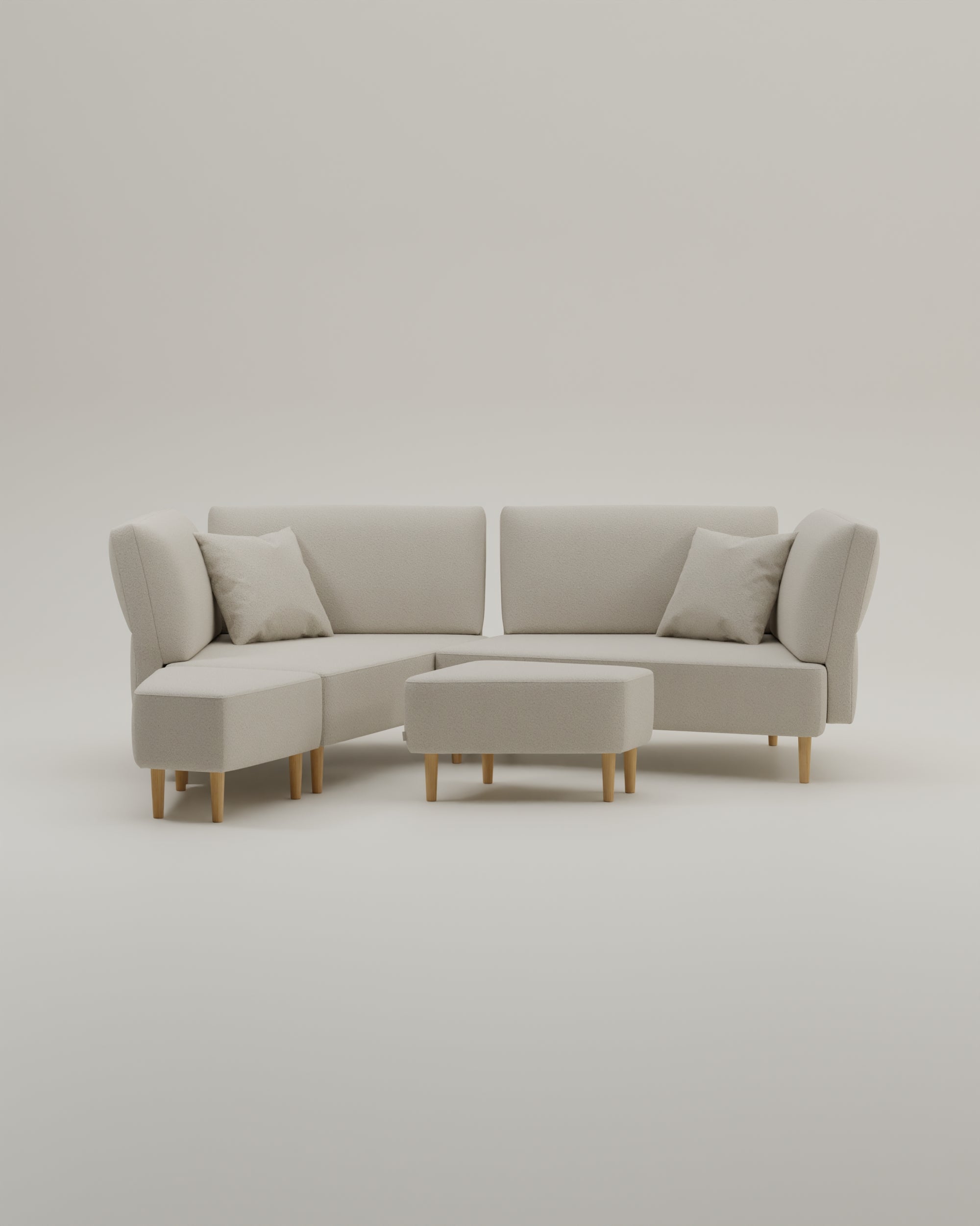 Stoffbezug - Modulares Sofa Mike mit Schlaffunktion