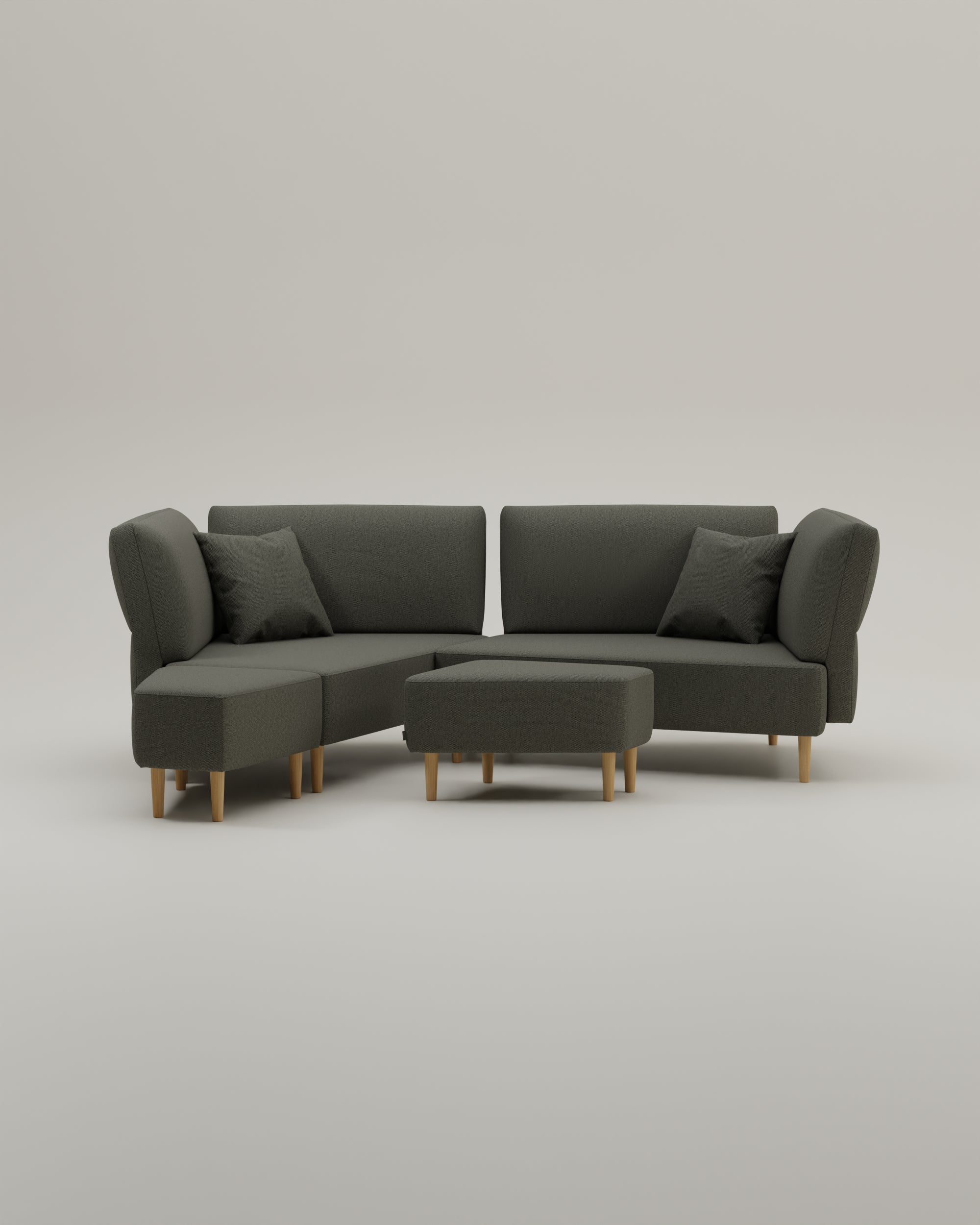Stoffbezug - Modulares Sofa Mike mit Schlaffunktion
