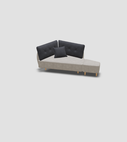 Outlet - Modulares Sofa Mike mit Schlaffunktion - Showroom Berlin