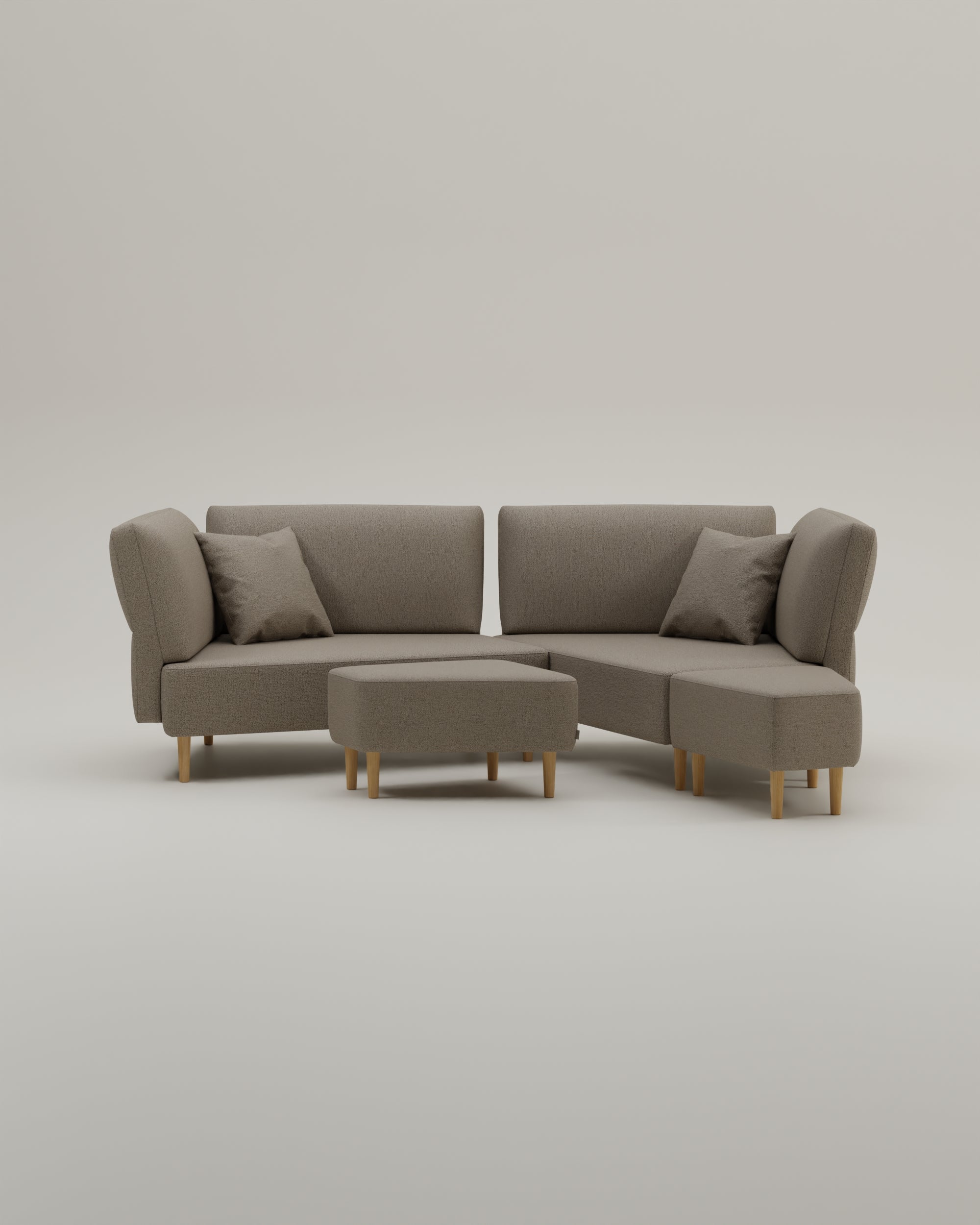 Stoffbezug - Modulares Sofa Mike mit Schlaffunktion