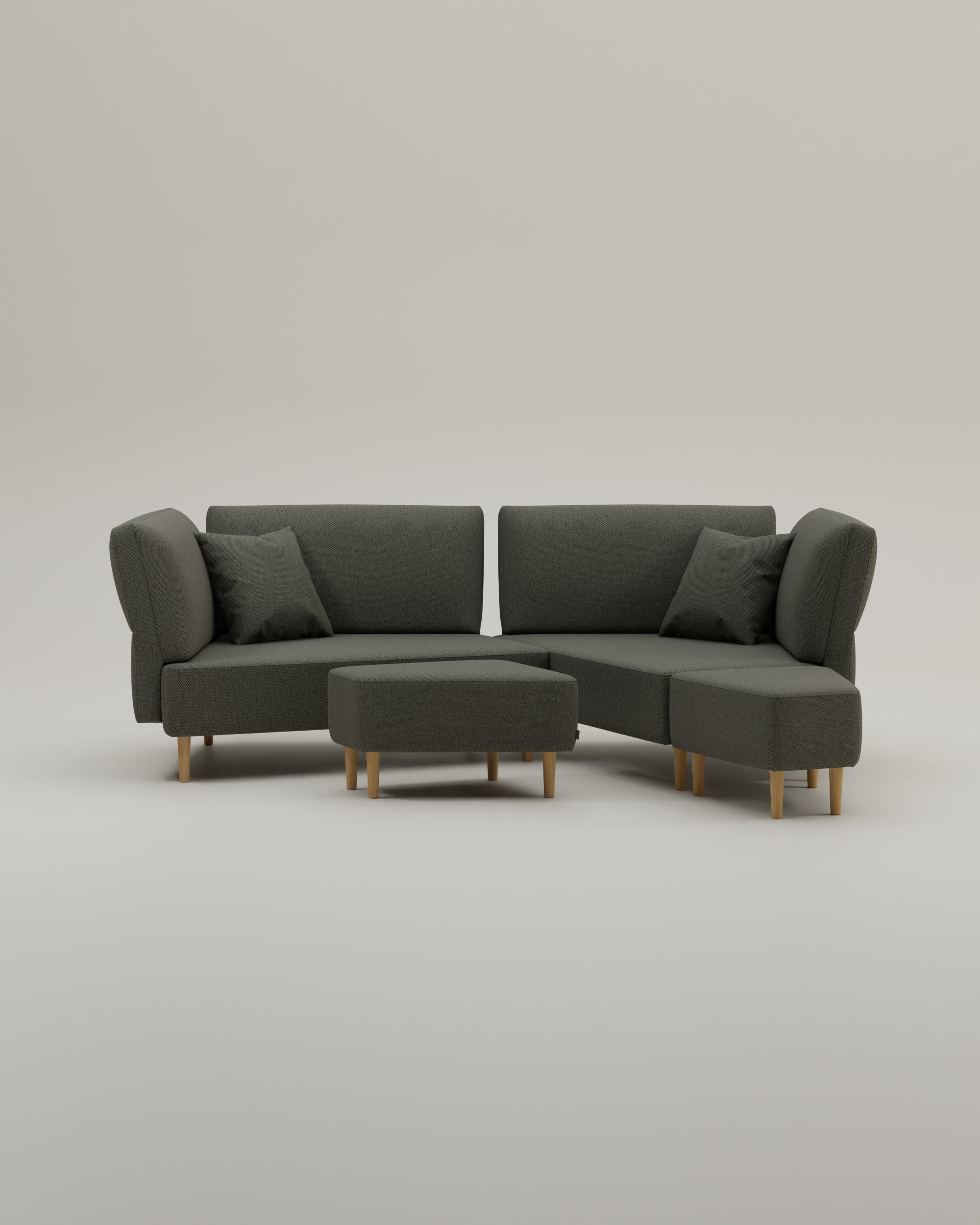 Stoffbezug - Modulares Sofa Mike mit Schlaffunktion