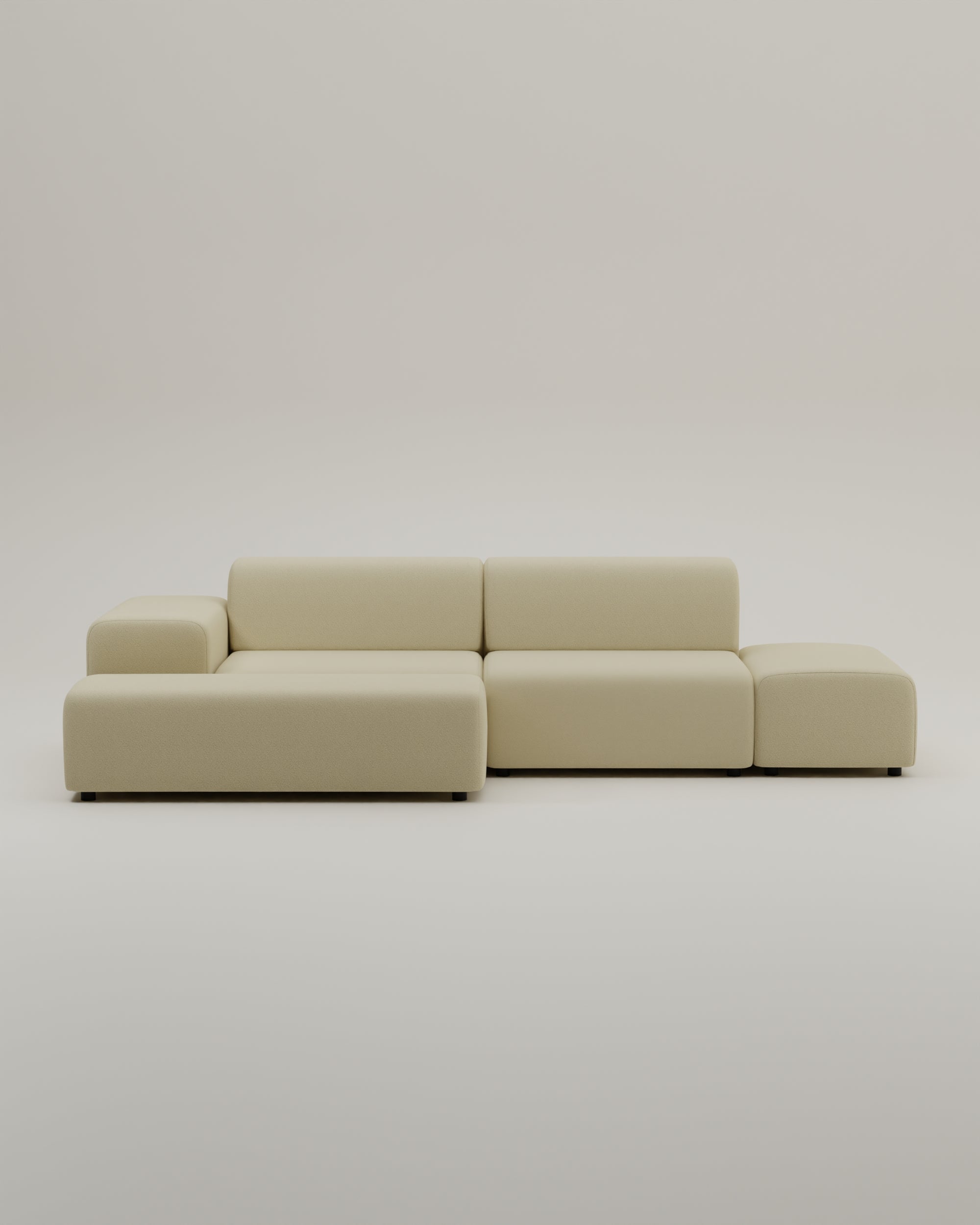 Outlet - Modulares Ecksofa Nina 4-Sitzer mit Schlaffunktion - Showroom Dresden