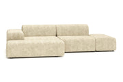 Nina L modular sofa with sleep function