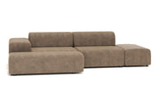 Nina L modular sofa with sleep function