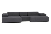 Nina XL modular sofa with sleep function