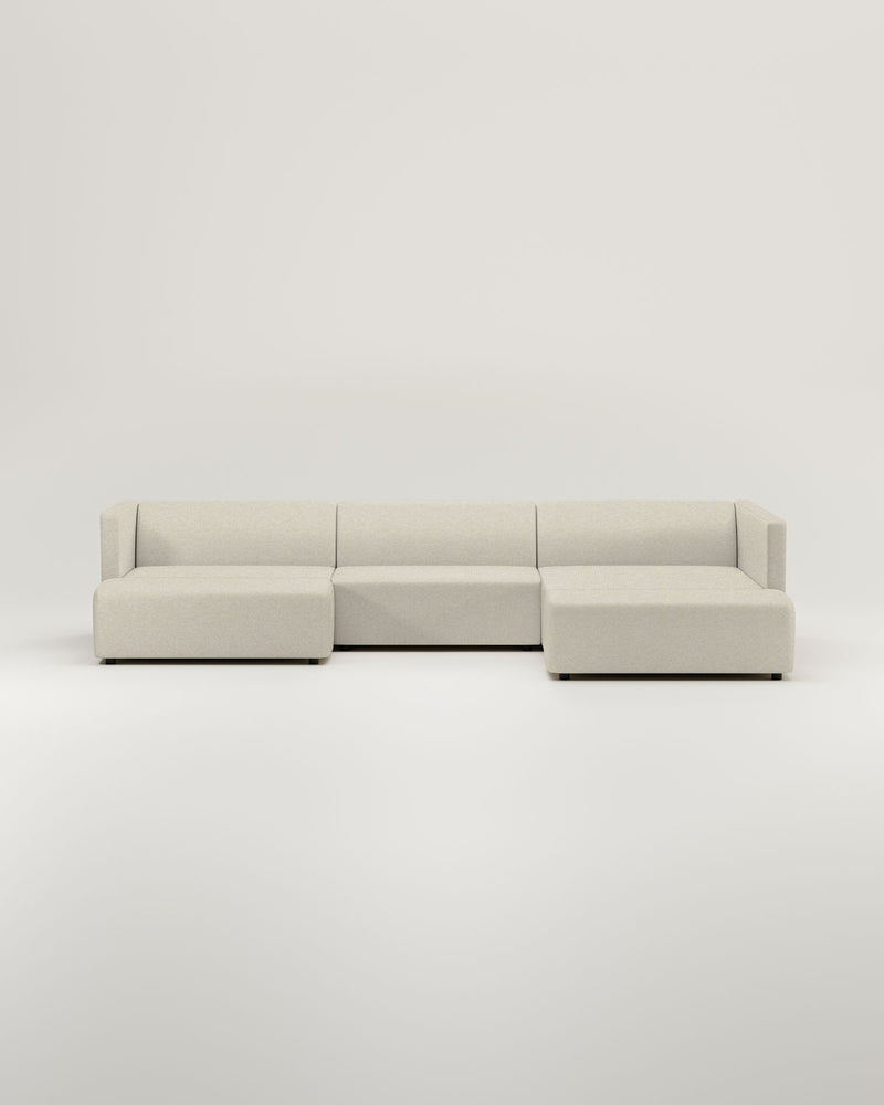 Modulares Sofa Paula U-Form / Wohnlandschaft mit Schlaffunktion