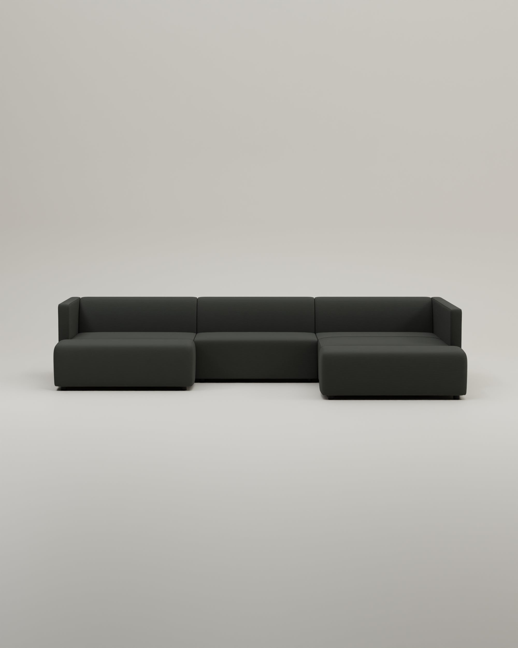 Modulares Sofa Paula U-Form / Wohnlandschaft mit Schlaffunktion