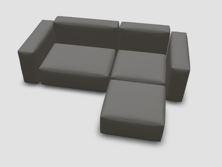 Harvey 3-seater modular corner sofa with sleep function