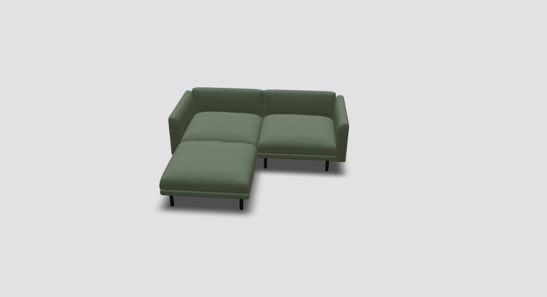 Outlet - Modulares Sofa Aera mit Schlaffunktion inkl. 2. Bezug