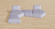 Outlet - Modulares Sofa Katrina mit Schlaffunktion