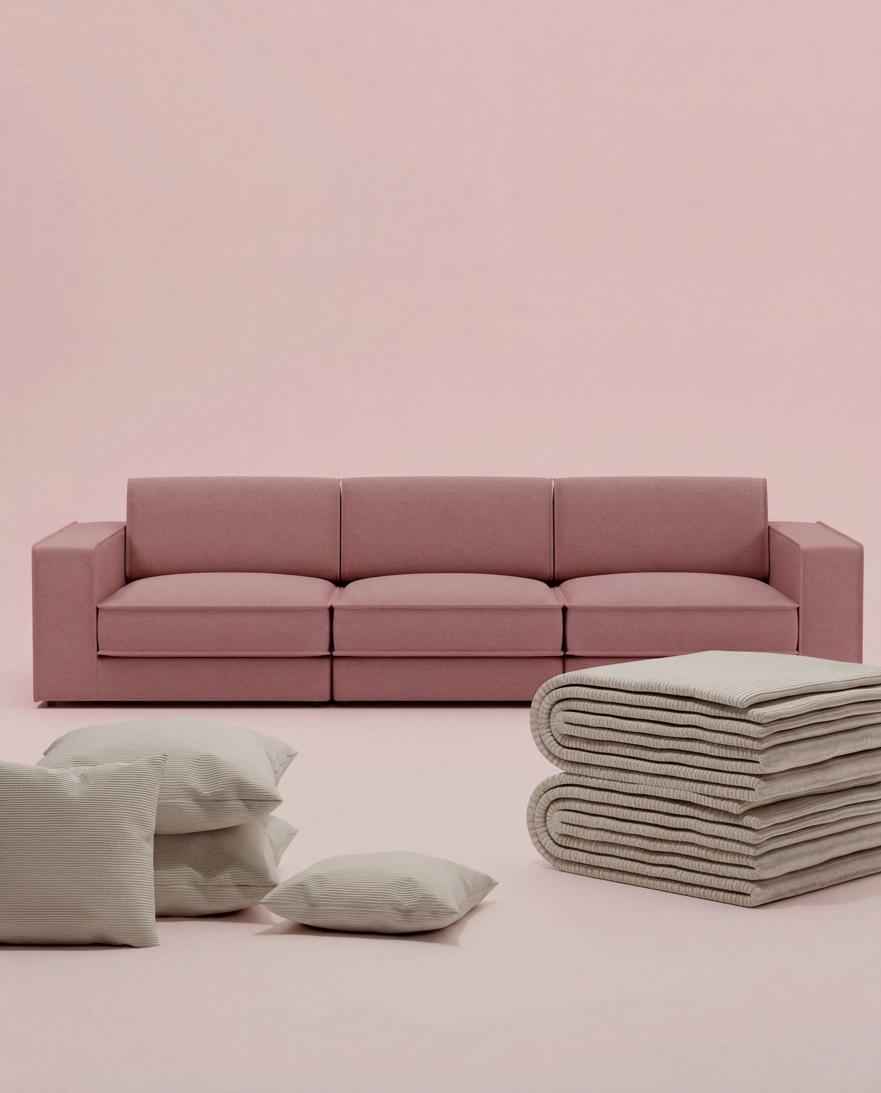 3 in 1 Set Modular Sofa Terra 3-seater with sleep function