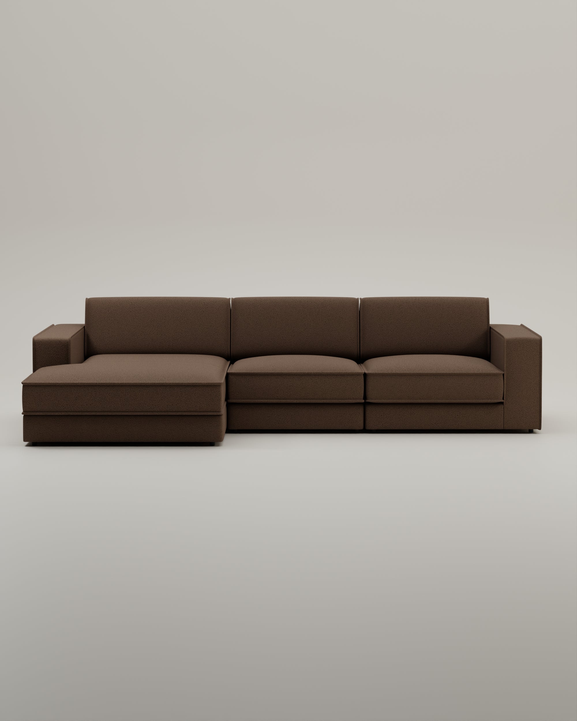 Modulares Sofa Terra L 4-Sitzer mit Schlaffunktion