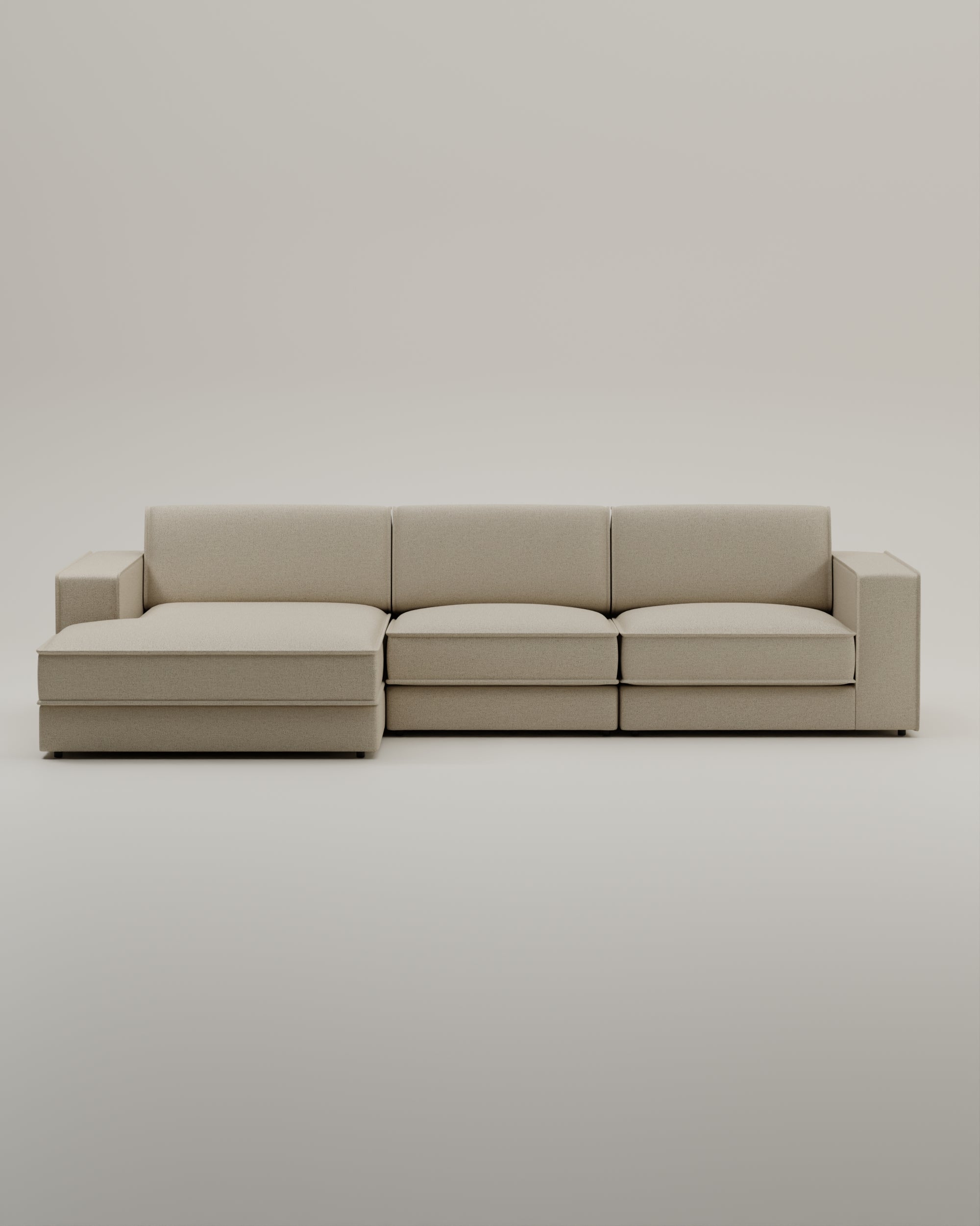 Modulares Sofa Terra L 4-Sitzer mit Schlaffunktion