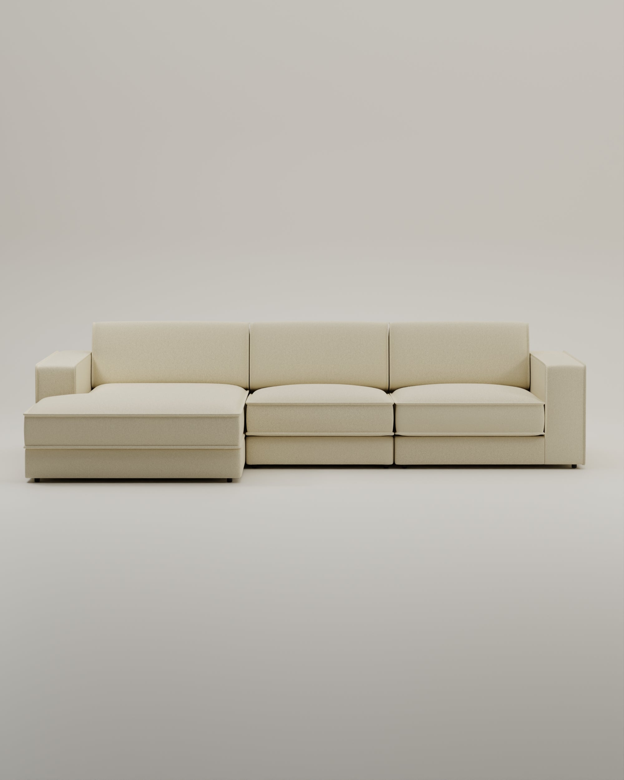 Modulares Sofa Terra L 4-Sitzer mit Schlaffunktion