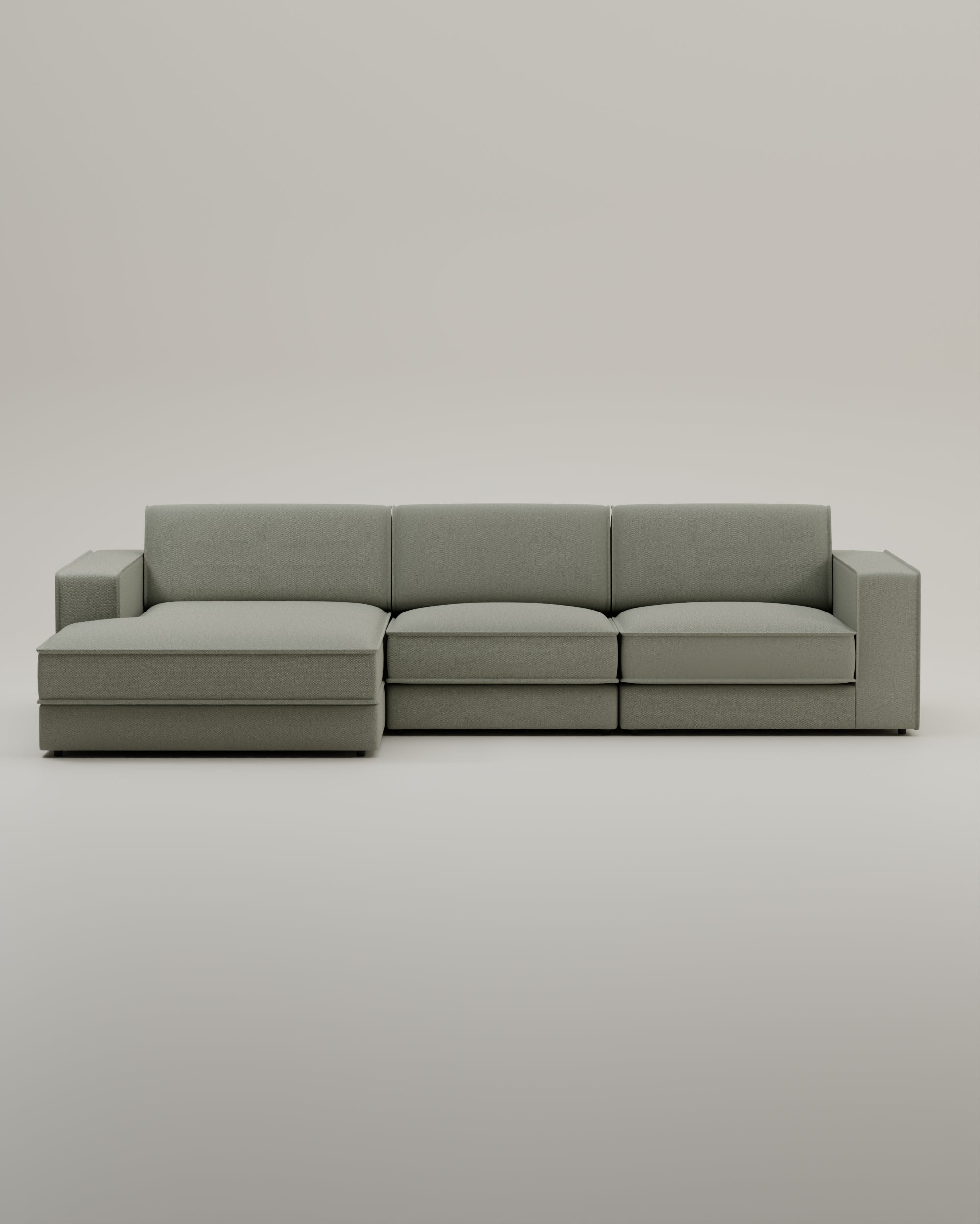 Modulares Sofa Terra L 4-Sitzer mit Schlaffunktion