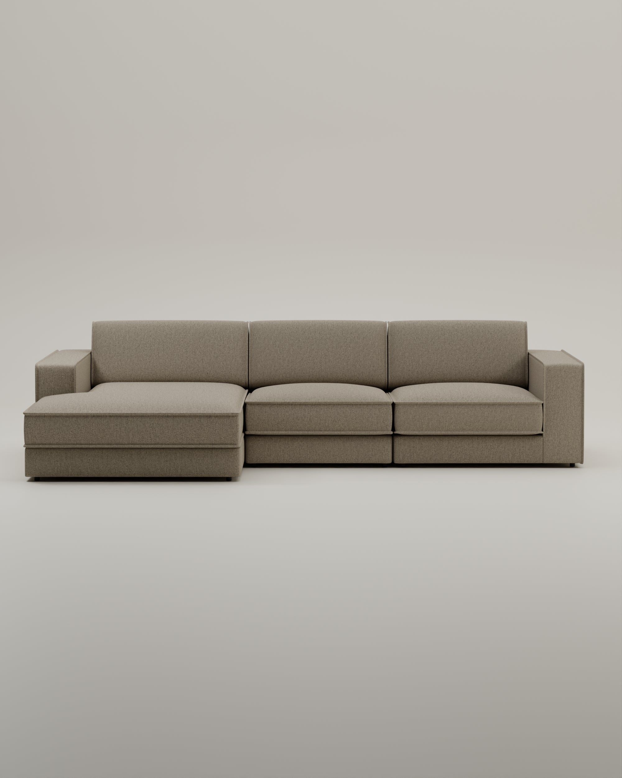 Modulares Sofa Terra L 4-Sitzer mit Schlaffunktion