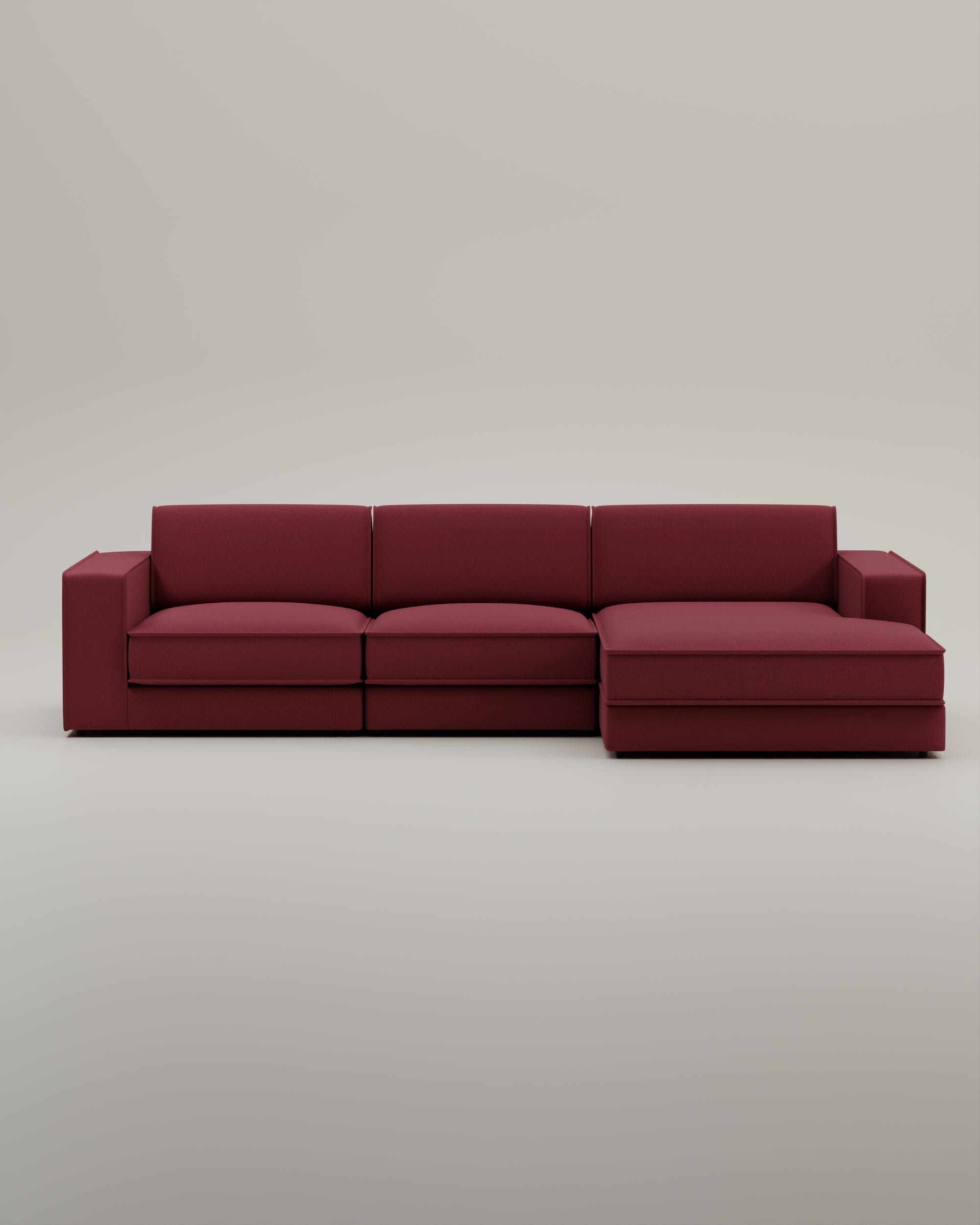 Modulares Sofa Terra L 4-Sitzer mit Schlaffunktion