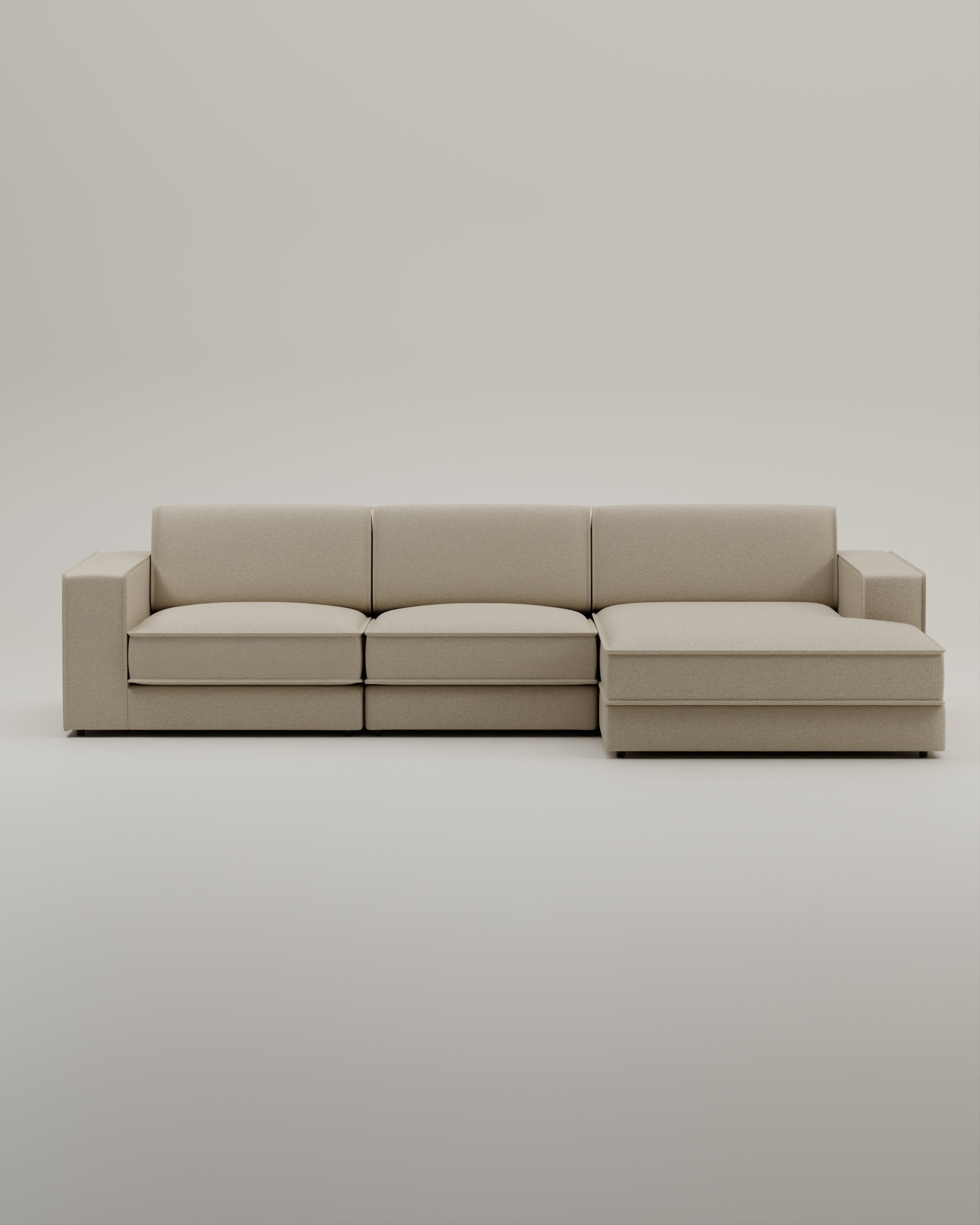 Modulares Sofa Terra L 4-Sitzer mit Schlaffunktion
