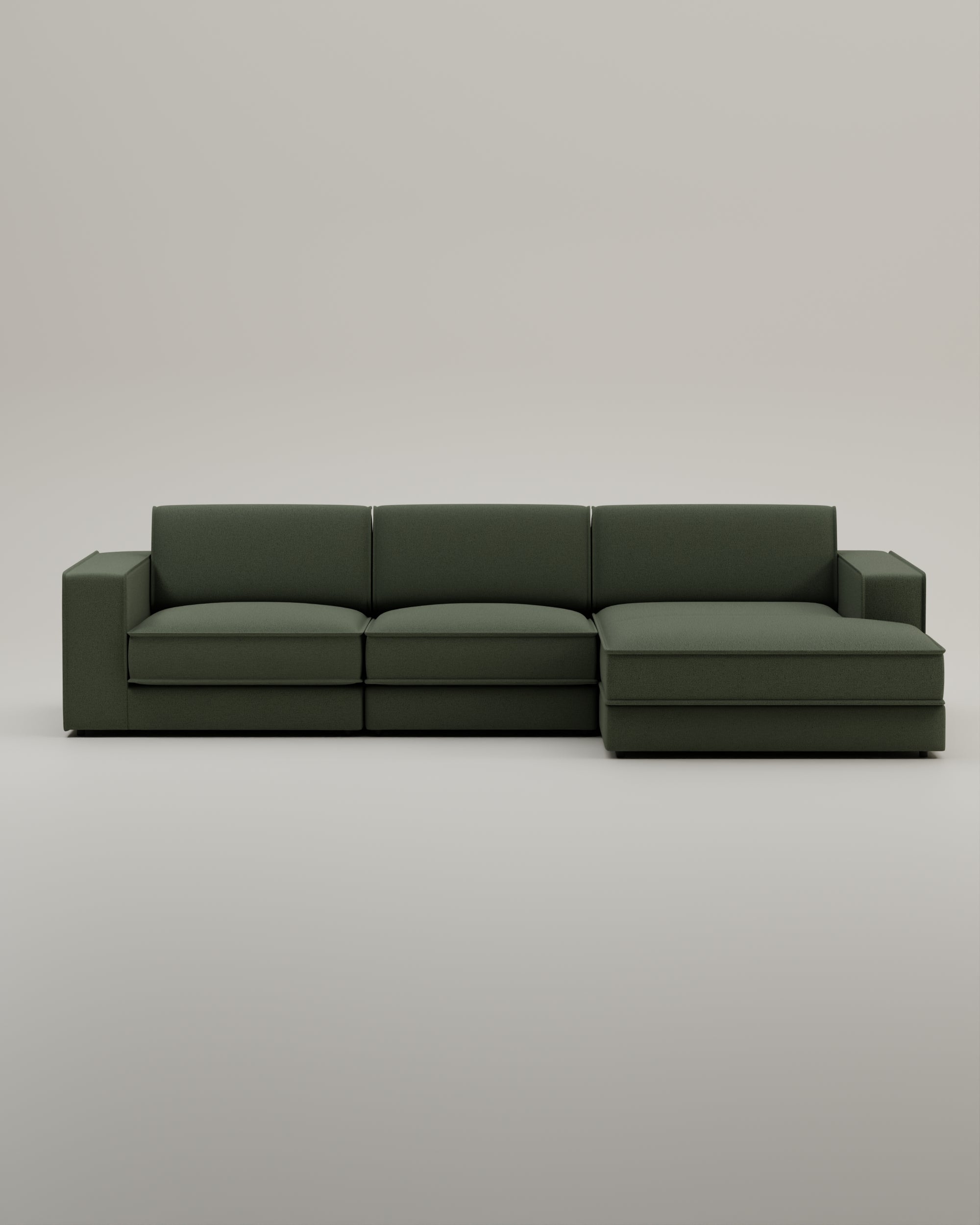 Modulares Sofa Terra L 4-Sitzer mit Schlaffunktion