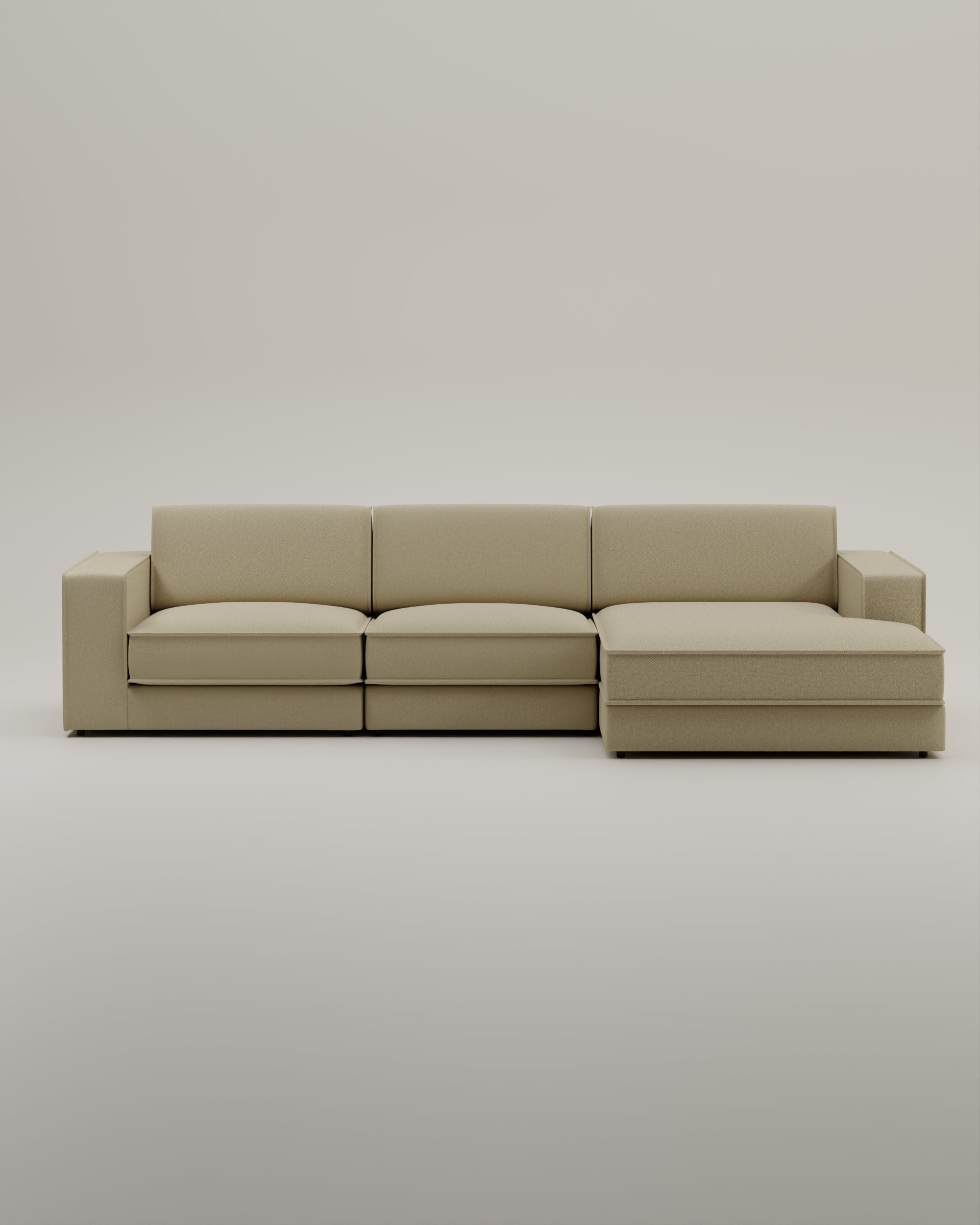 Modulares Sofa Terra L 4-Sitzer mit Schlaffunktion
