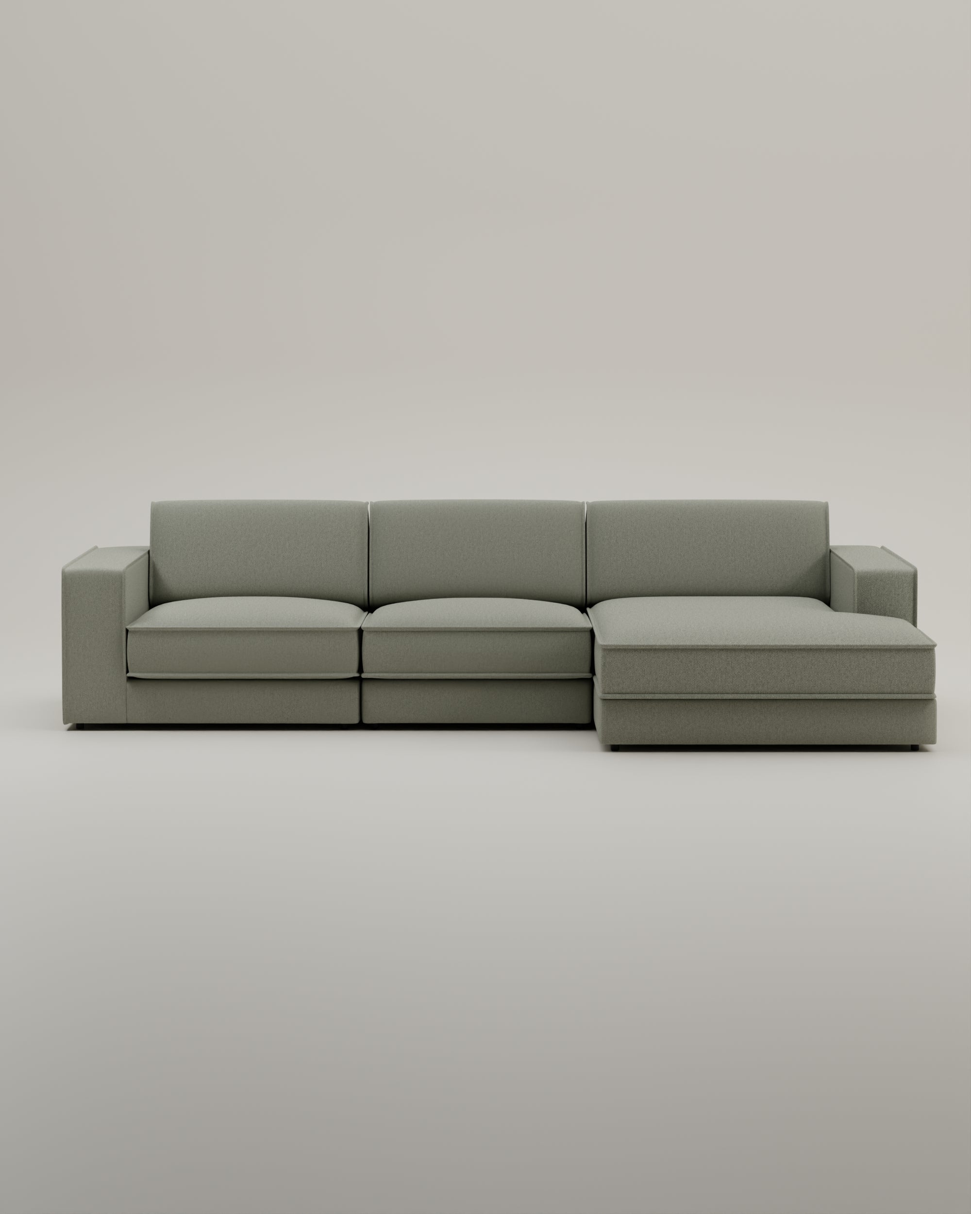 Modulares Sofa Terra L 4-Sitzer mit Schlaffunktion