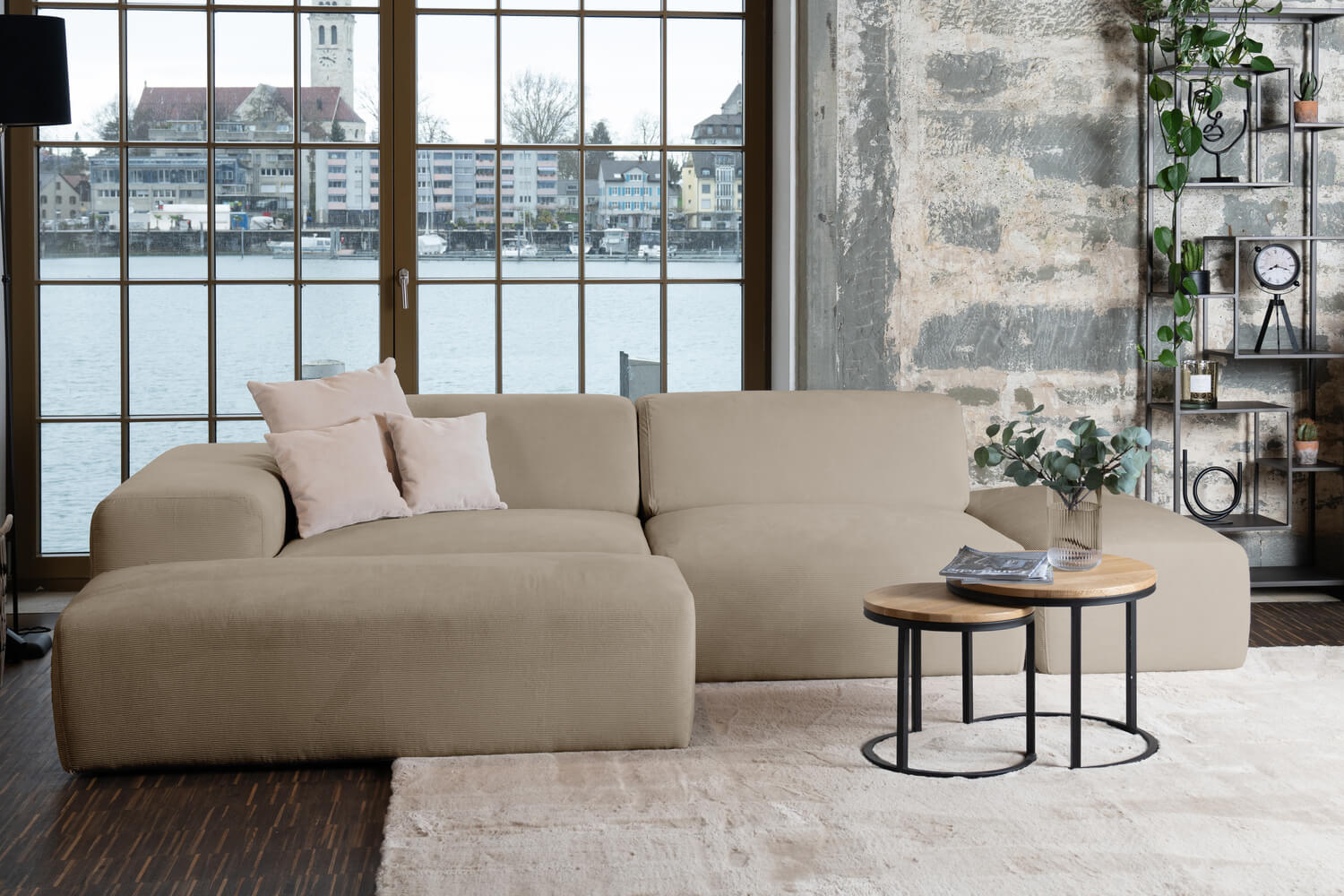 Stoffbezug   Modulares Sofa Nina L – Livom