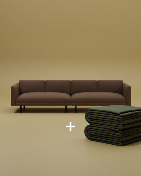 Modular sofa Aera 3-seater with sleep function 2 in 1 set