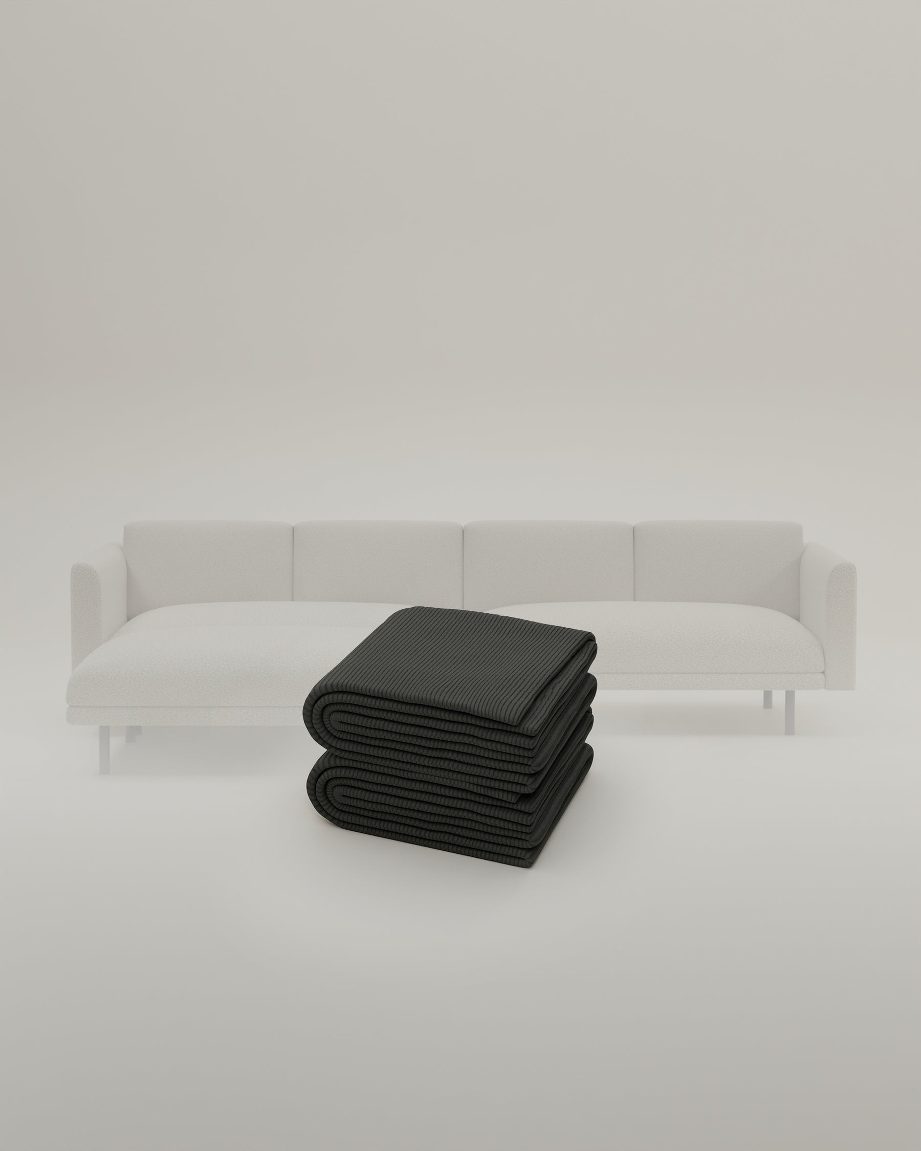 Fabric cover - Modular sofa Aera 3-seater with ottoman and sleep function