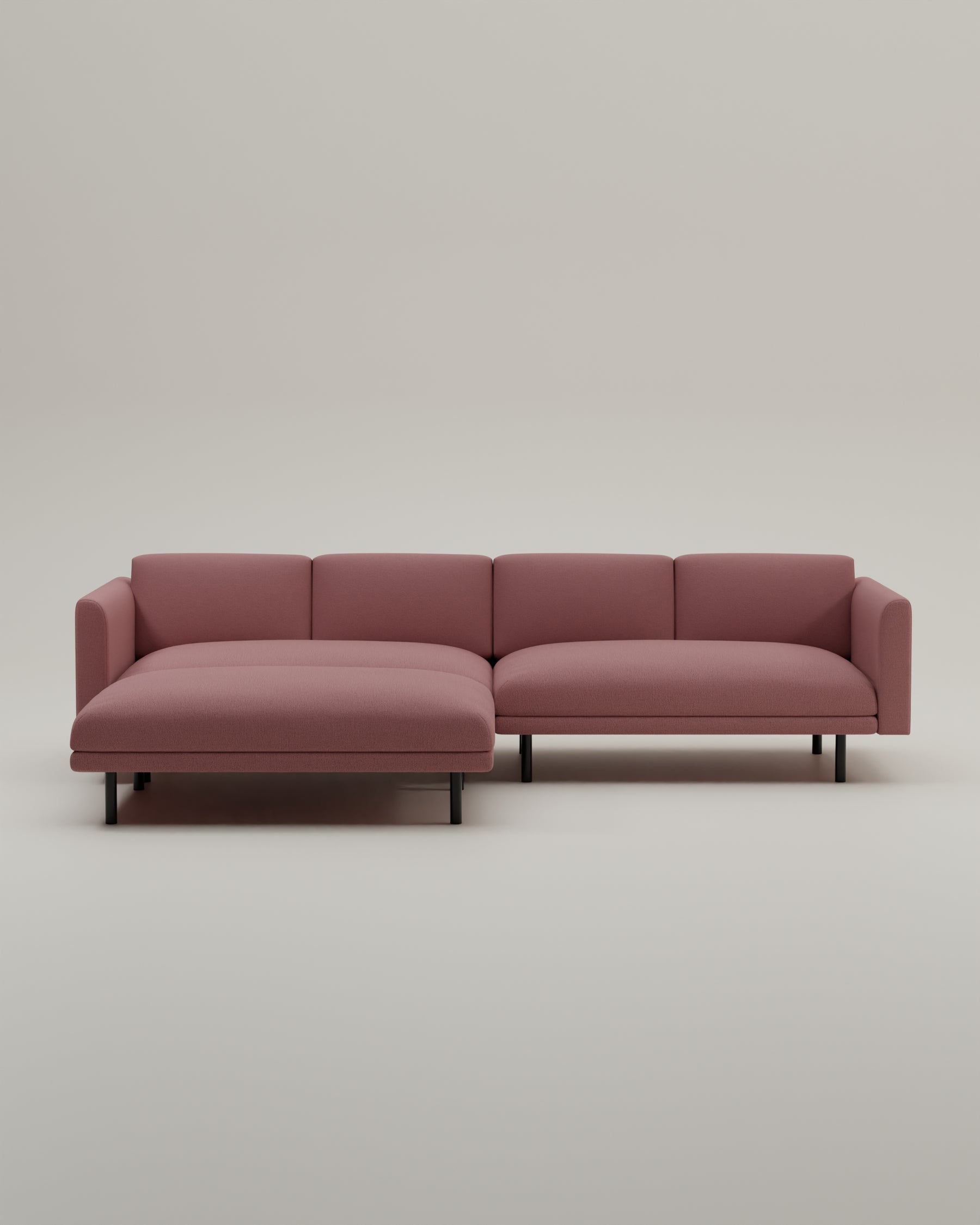 Modulares Sofa Aera 3-Sitzer mit Hocker und mit Schlaffunktion