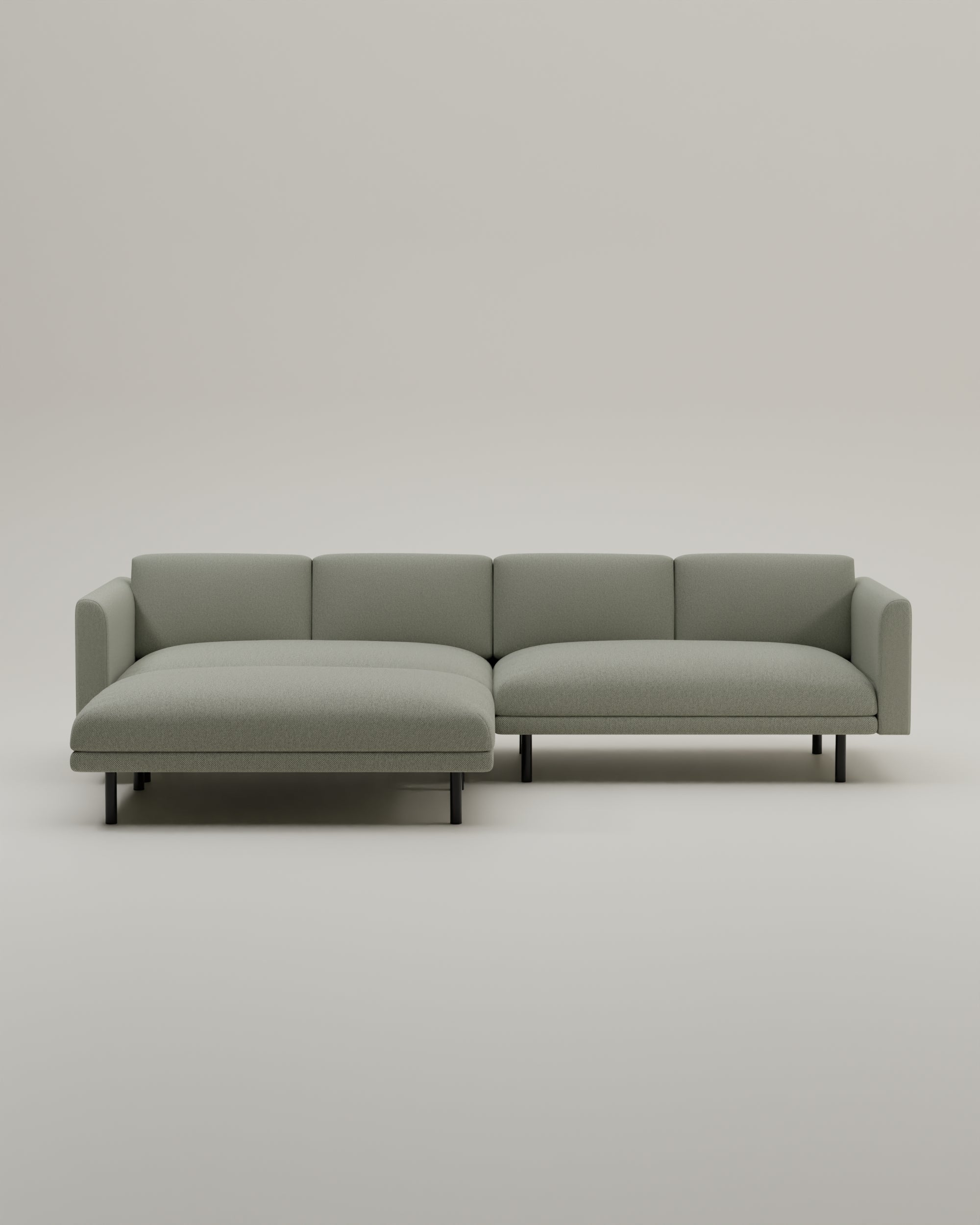 Modulares Sofa Aera 3-Sitzer mit Hocker und mit Schlaffunktion