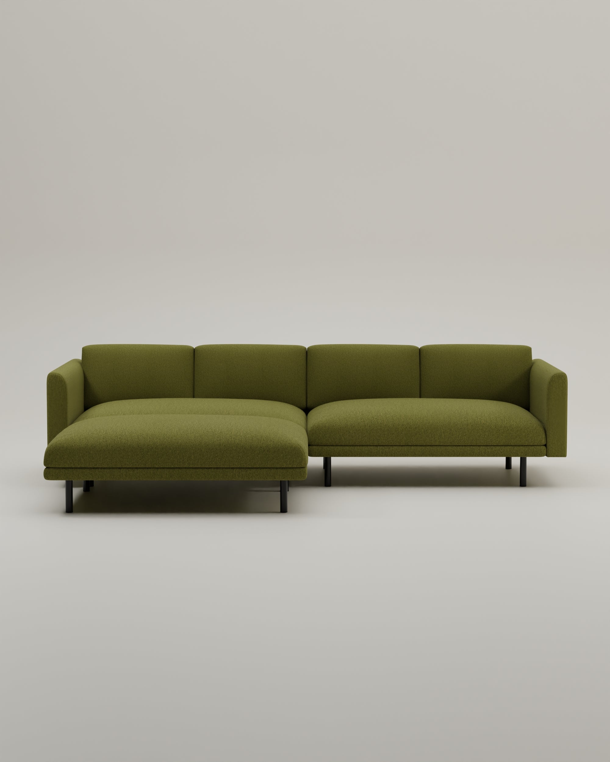 Modulares Sofa Aera 3-Sitzer mit Hocker und mit Schlaffunktion