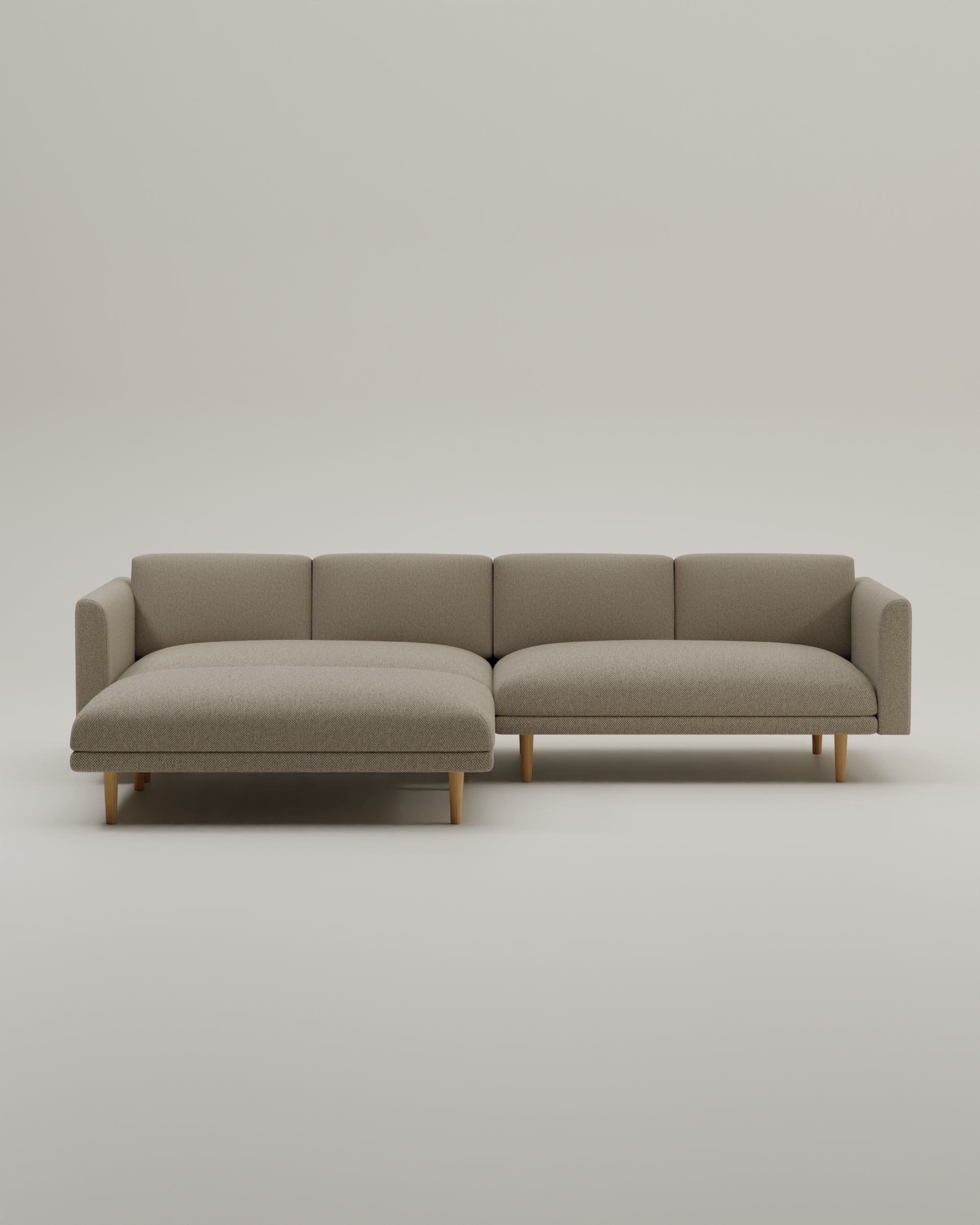 Modulares Sofa Aera 3-Sitzer mit Hocker und mit Schlaffunktion