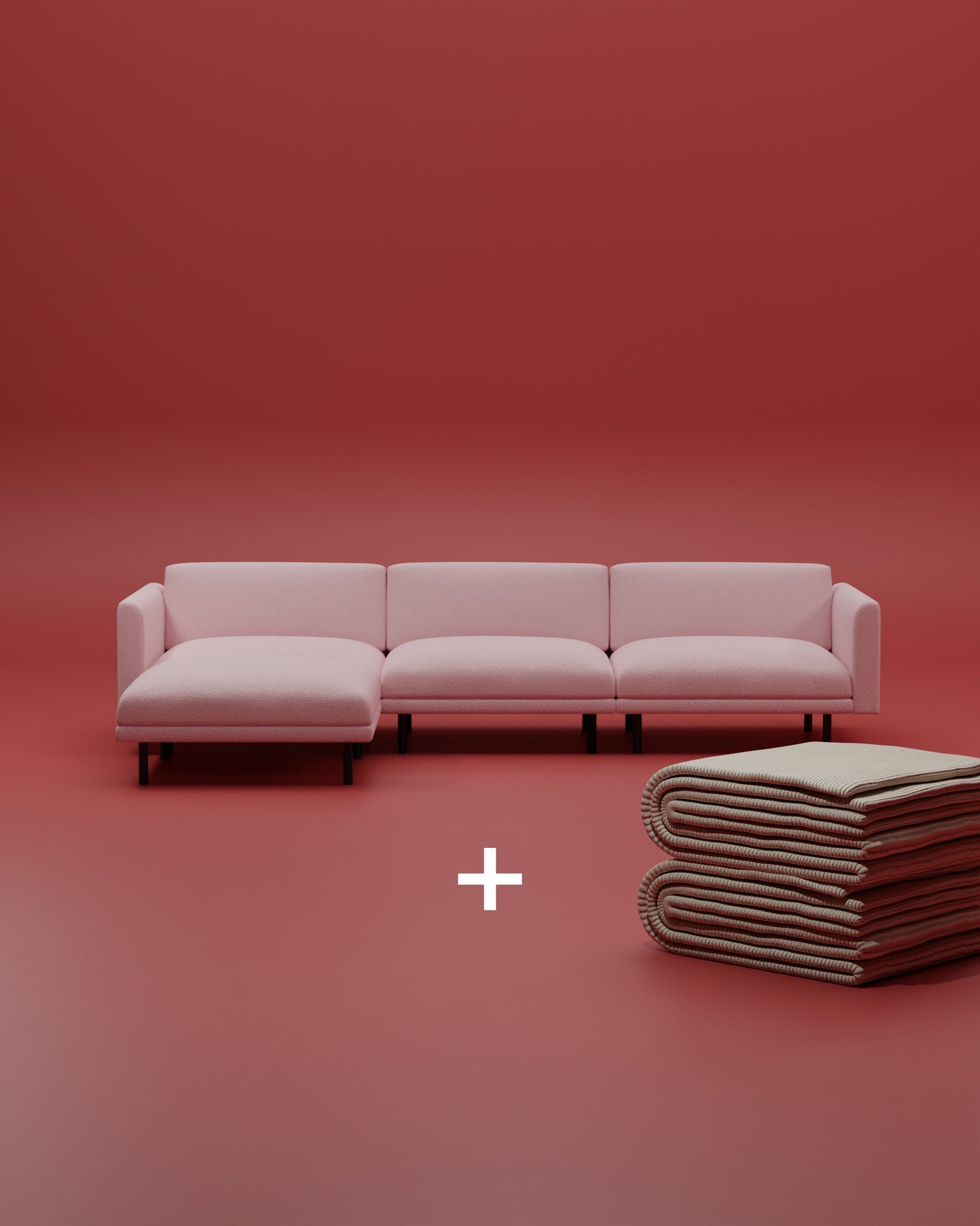 Modulares Sofa Aera Ecksofa 2 in 1 Set