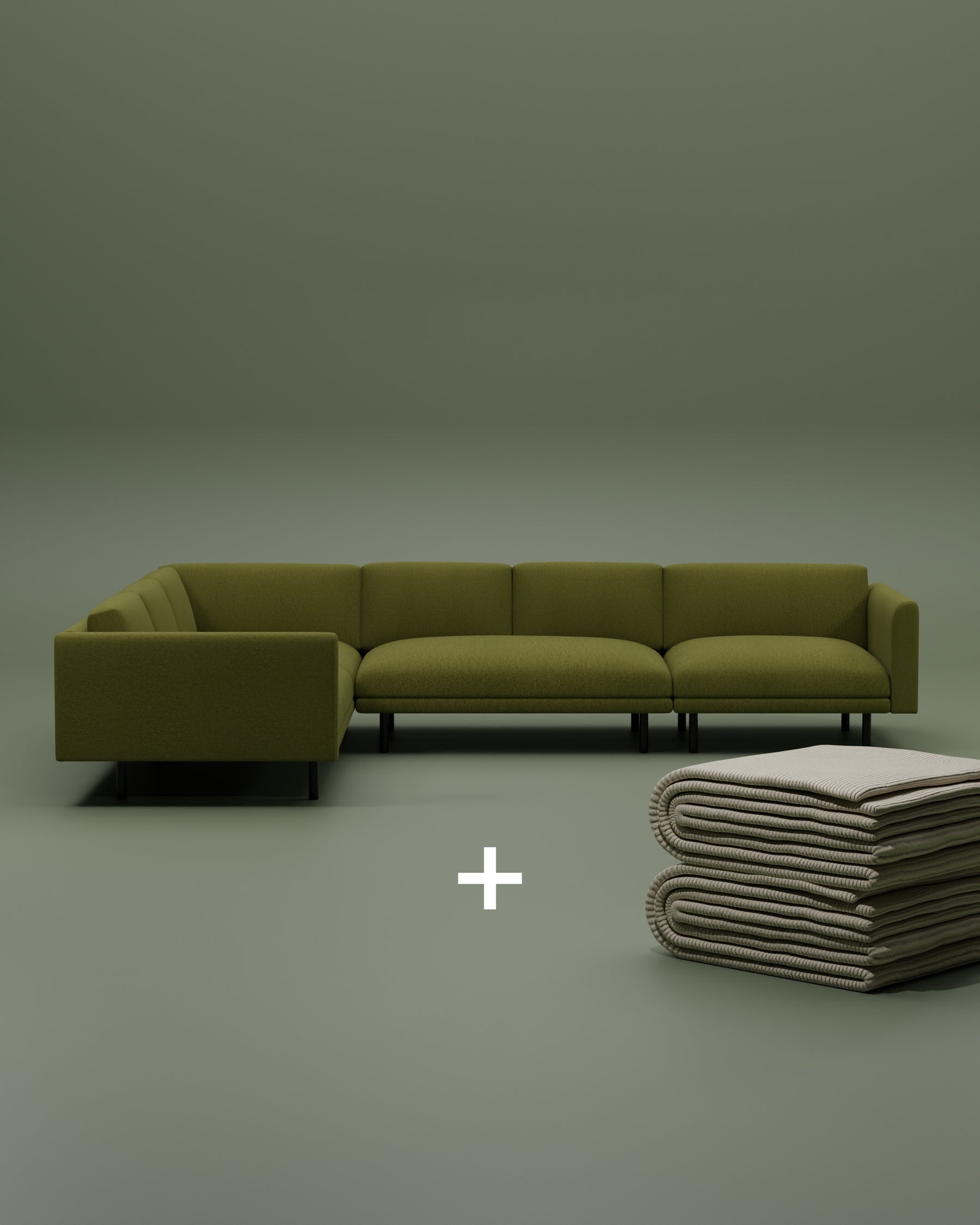 Modulares Sofa Aera Ecksofa XL 2 in 1 Set