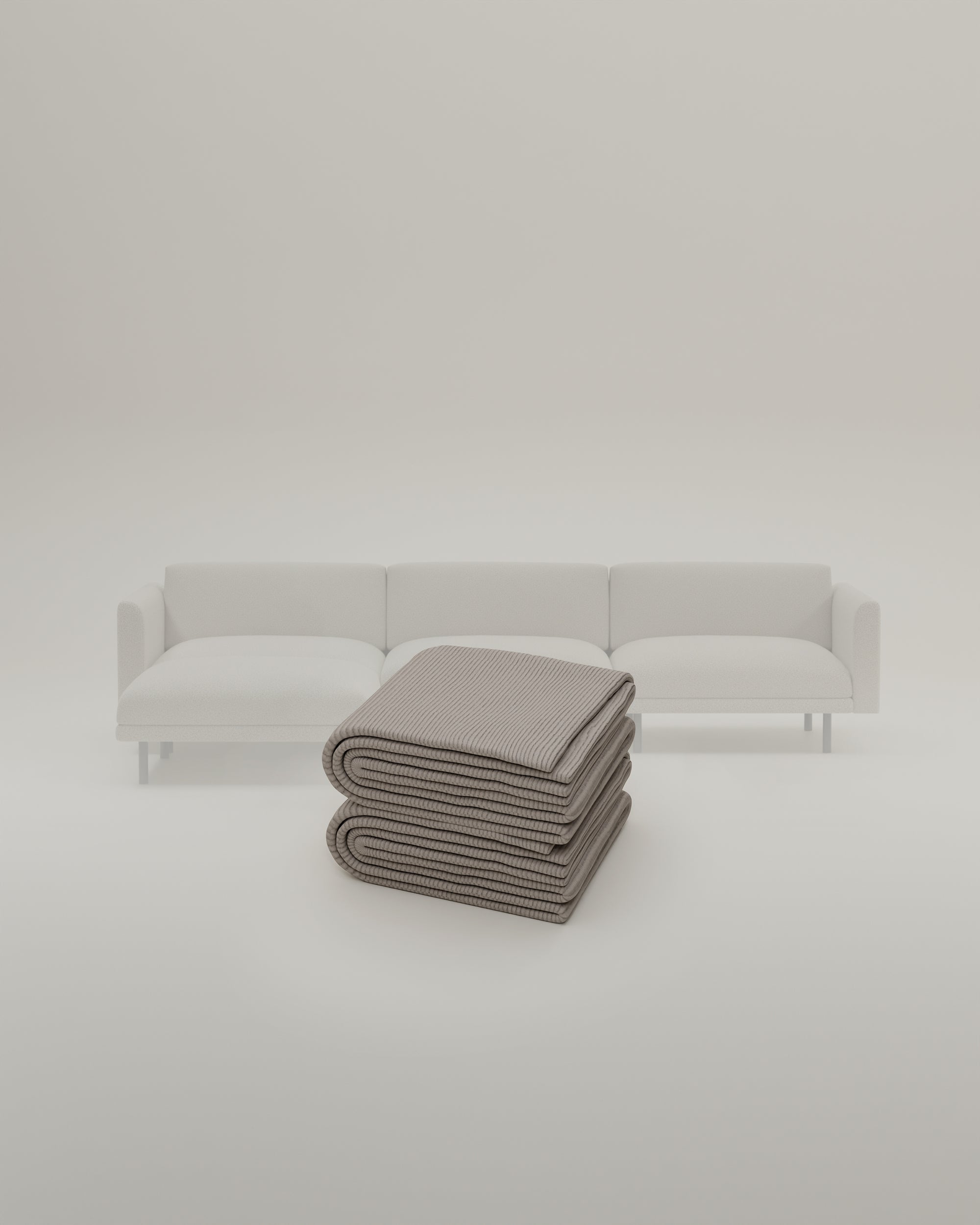 Fabric cover - Modular sofa Aera corner sofa with sleep function