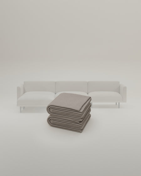 Fabric cover - Modular sofa Aera corner sofa with sleep function
