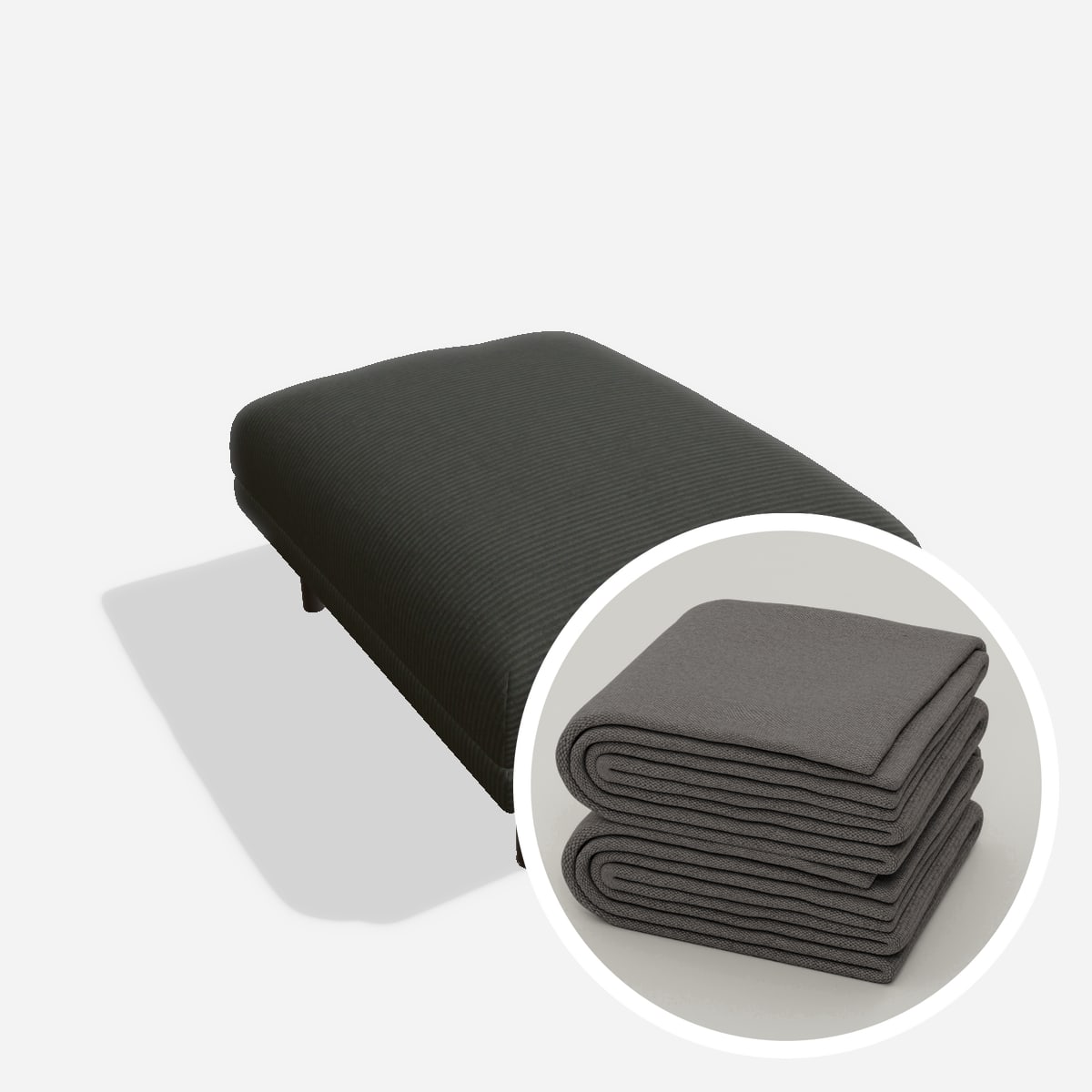 Stoffbezug - Aera S1 – Cord / Anthrazit