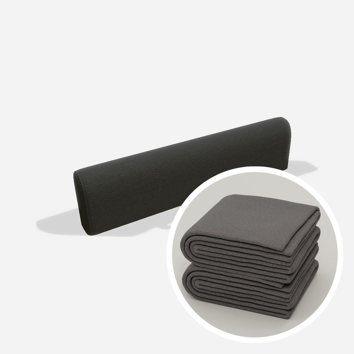 Stoffbezug - Aera L4 – Cord / Anthrazit