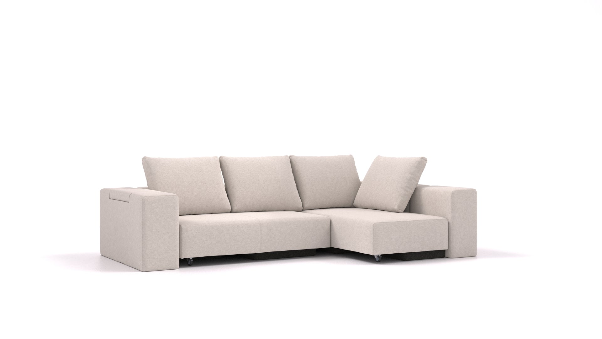 Modulares Sofa Amelie mit Schlaffunktion - Stoff Nova