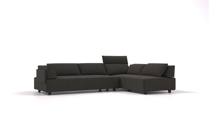 Modular sofa Louis L with sleeping function - fabric Nova