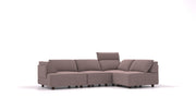 Modular sofa Louis M with sleeping function - fabric Nova