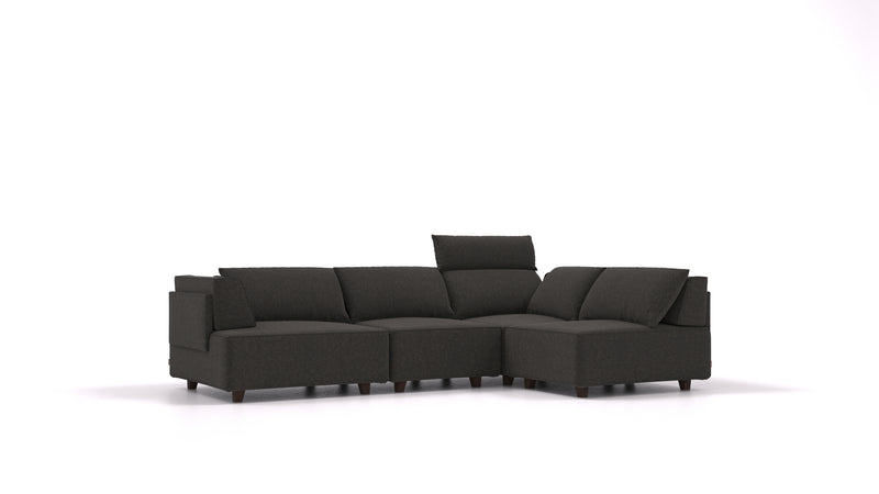 Modulares Sofa Louis M mit Schlaffunktion - Stoff Nova
