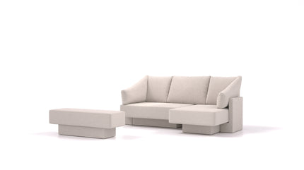 Samantha modular sofa with sleep function - fabric Nova