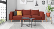 Modulares Sofa Donna S mit Schlaffunktion - Stoff Nova