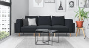 Modulares Sofa Donna S mit Schlaffunktion - Stoff Nova