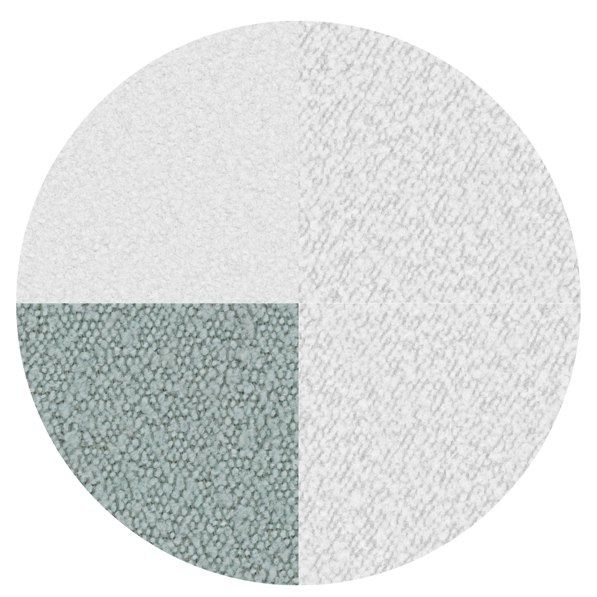 Bouclé Cloud antarctica mint