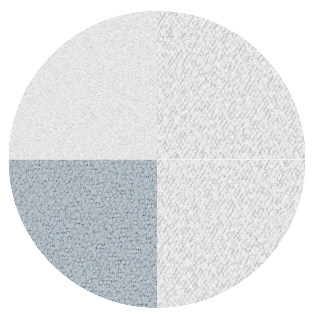 Bouclé Cloud antarctica pastelblue