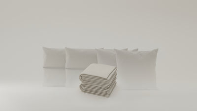 Cloud-Bouclé / 2x50x50cm / 2x48x75cm